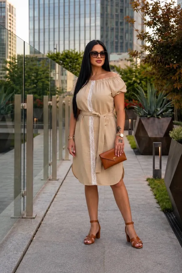 Rochie, in-dantelă